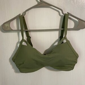 Athleta green swim top